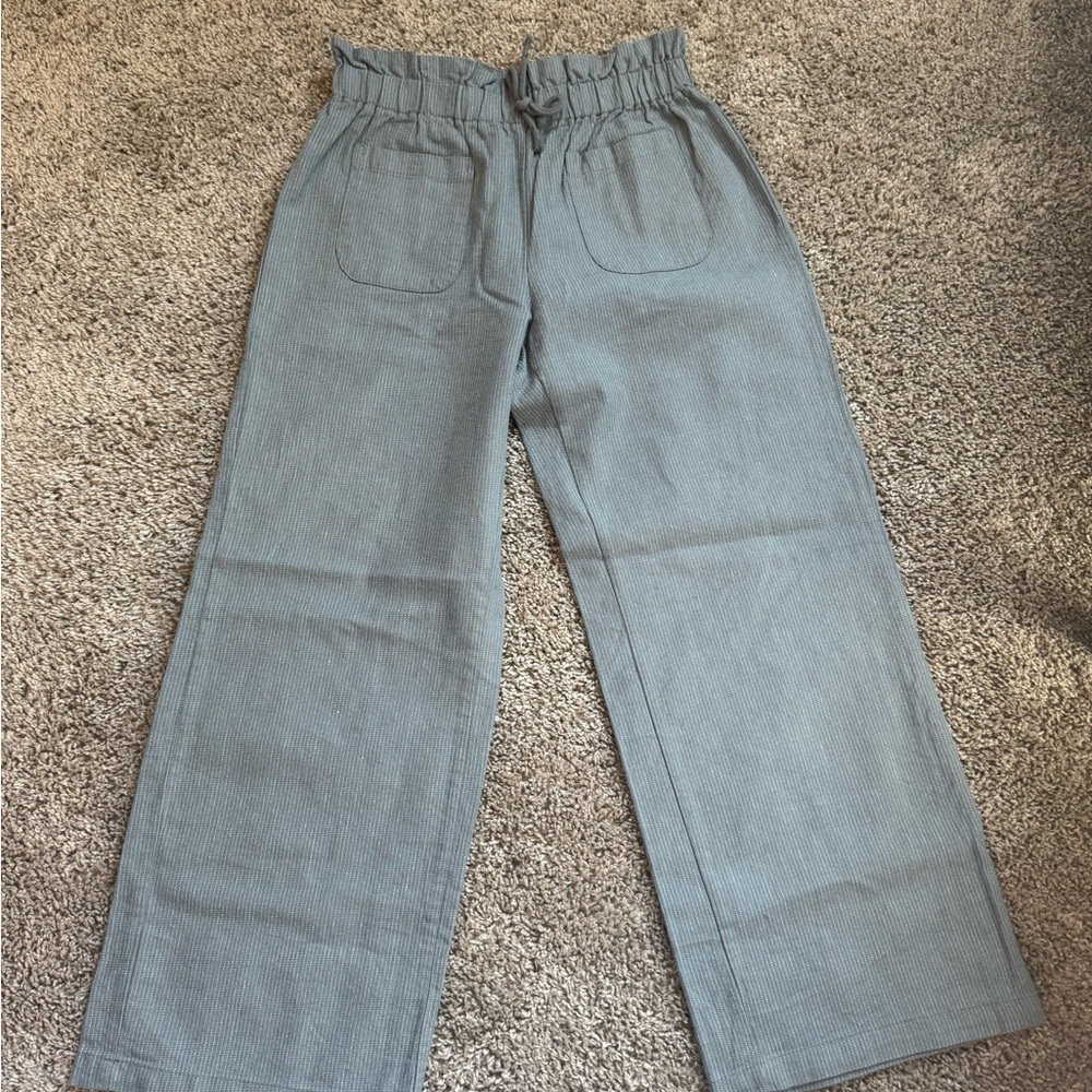 Rylee & Cru Pinstripe Pants 8/9